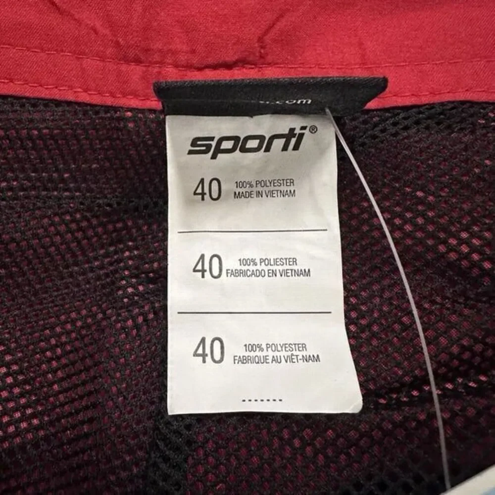 Sporti Board‎ Shorts Swim Trunks Cargo Pocket Red Mens Size 40